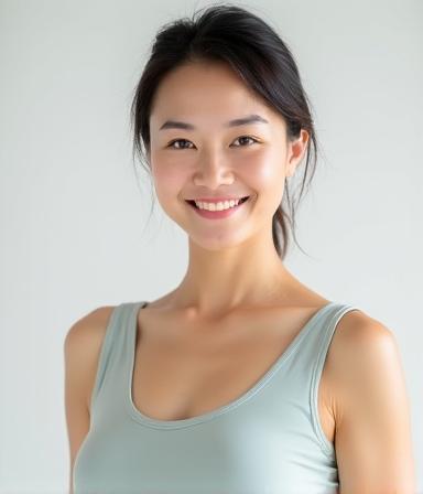 Kizuna Island ヨガインストラクター 中村 結衣の専門的なポートレート